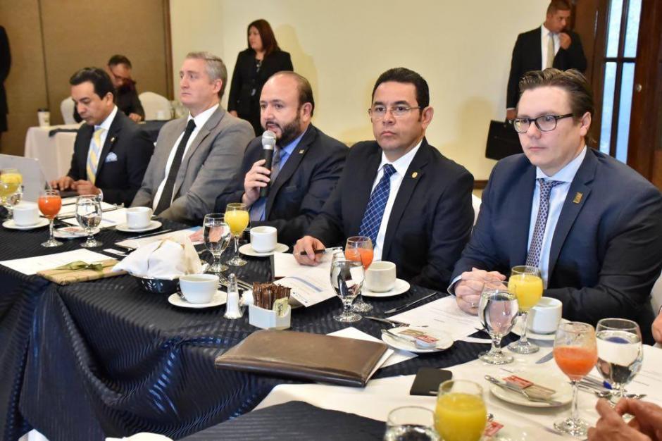 Antonio Malouf dar&aacute; declaraciones cuando concluya la actividad. (Foto: Cacif)