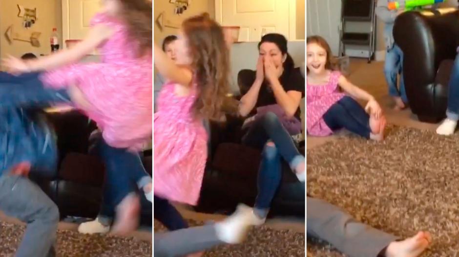 La madre public&oacute; el video de la pelea de los ni&ntilde;os. (Foto: Infobae)