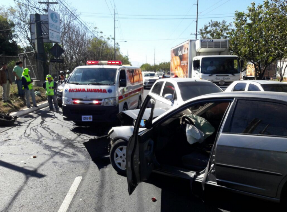 El accidente fue provocado por el exceso de velocidad. (Foto: Bomberos Voluntarios)