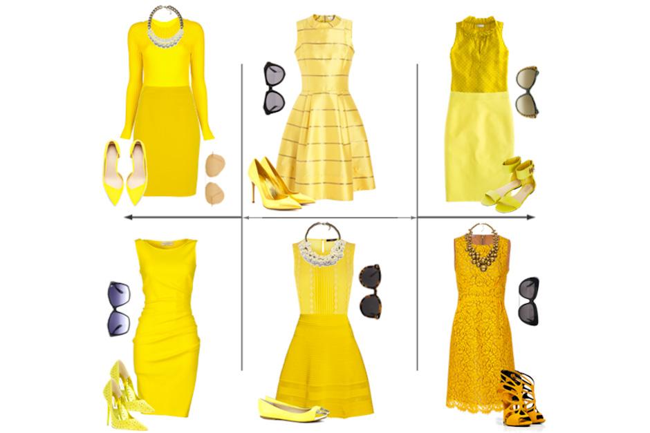 Si ya tenias varias prendas amarillas, l&uacute;celas como en pasarela (Foto: Vestidos de moda)