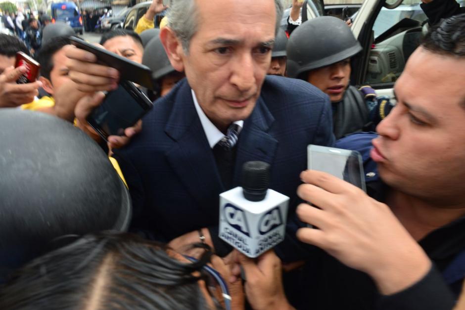 Colom se encuentra en la Torre de Tribunales por sus supuestos vínculos con el caso Transurbano. (Foto: Jesús Alfonso/Soy502)