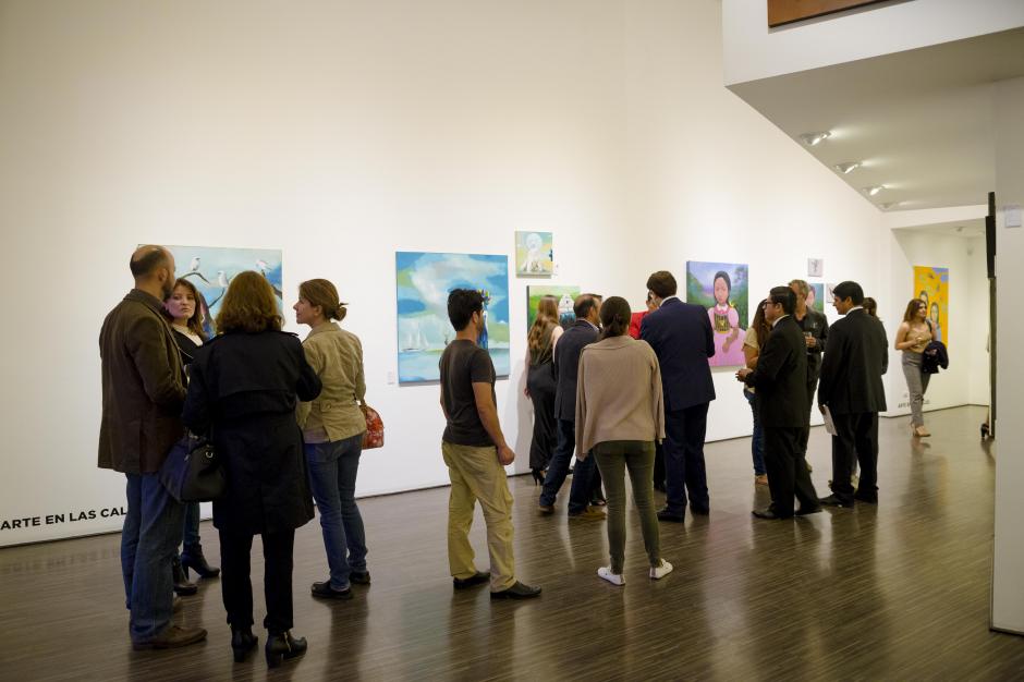 Los asistentes disfrutaron de los visuales creados por seis artistas centroamericanos. (Foto: George Rojas/Soy502)