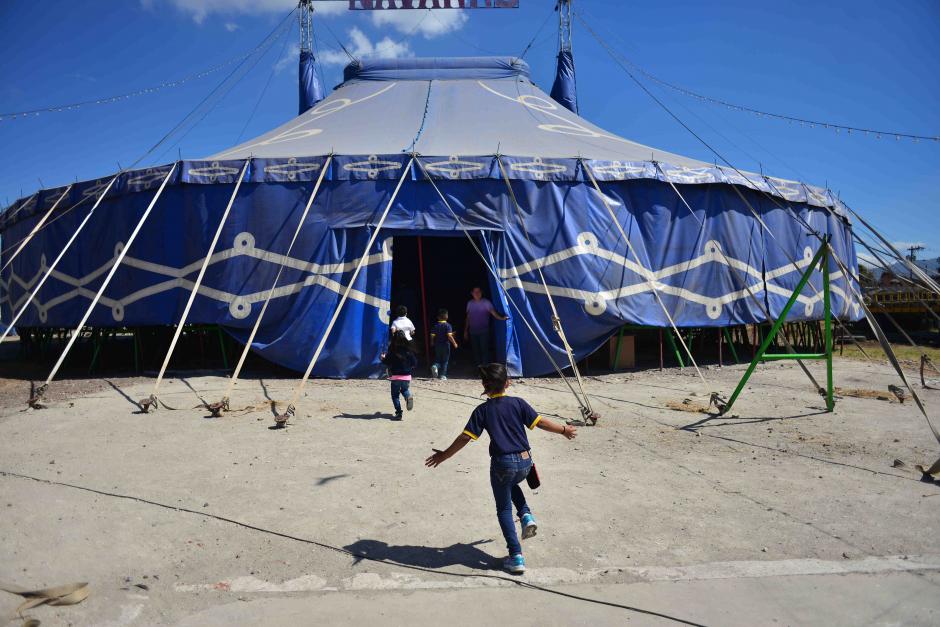 Una alumna de la Escuela Urbana Mixta de San Miguel Petapa no puede esconder su emoción al llegar al Circo. (Foto: Jesús Alfonso/Soy502)