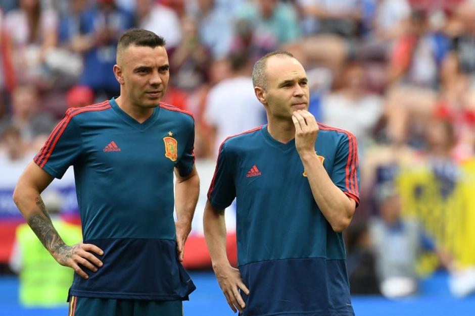 Iniesta será suplente ante Rusia. (Foto: AFP)&nbsp;