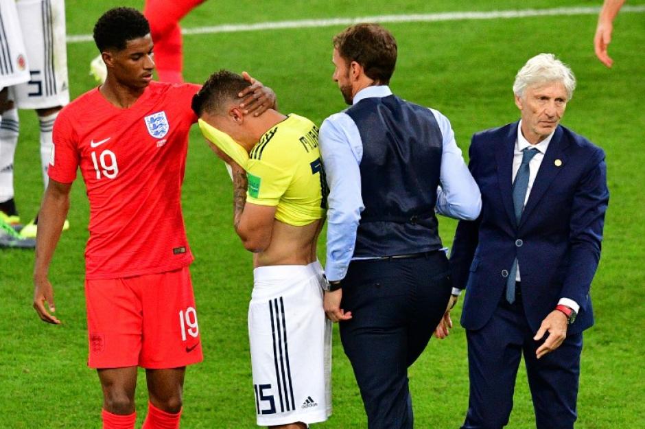 Uribe llora despu&eacute;s de fallar un penal. (Foto: AFP)&nbsp;