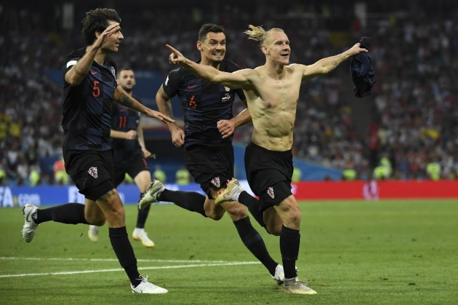 Domagoj Vida marco el gol del triunfo para Croacia que avanza a semifinales. (Foto: AFP)