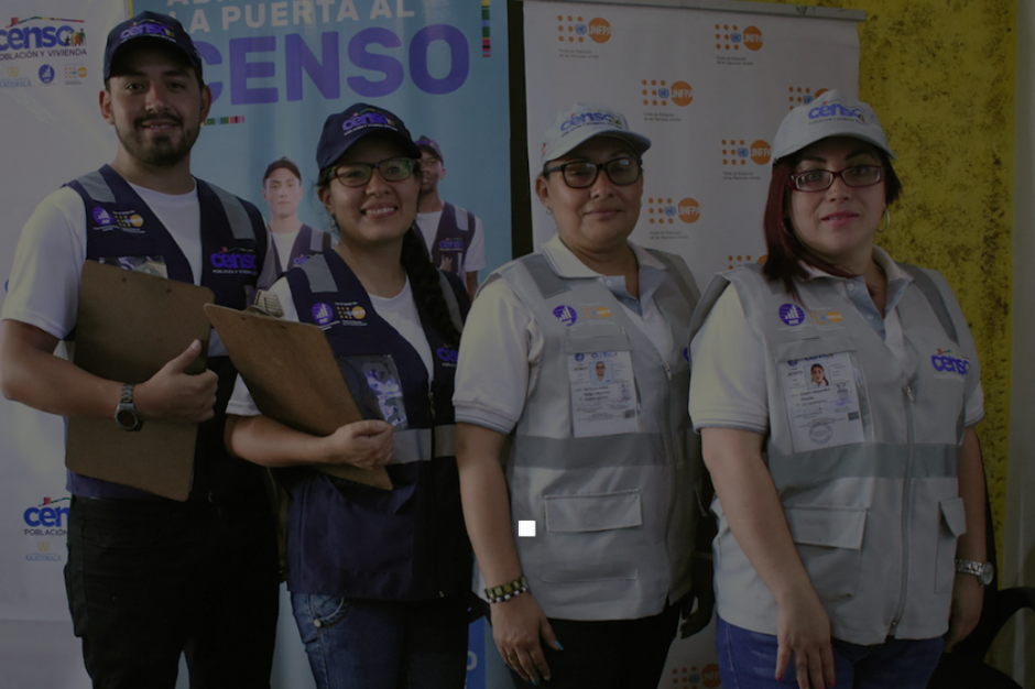 Según el INE, 14 mil personas integran los grupos de censistas. (Foto: INE)&nbsp;