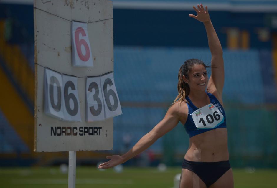 Thelma Fuentes impuso una nueva marca nacional para el salto de longitud femenino. (Foto: Wilder L&oacute;pez)