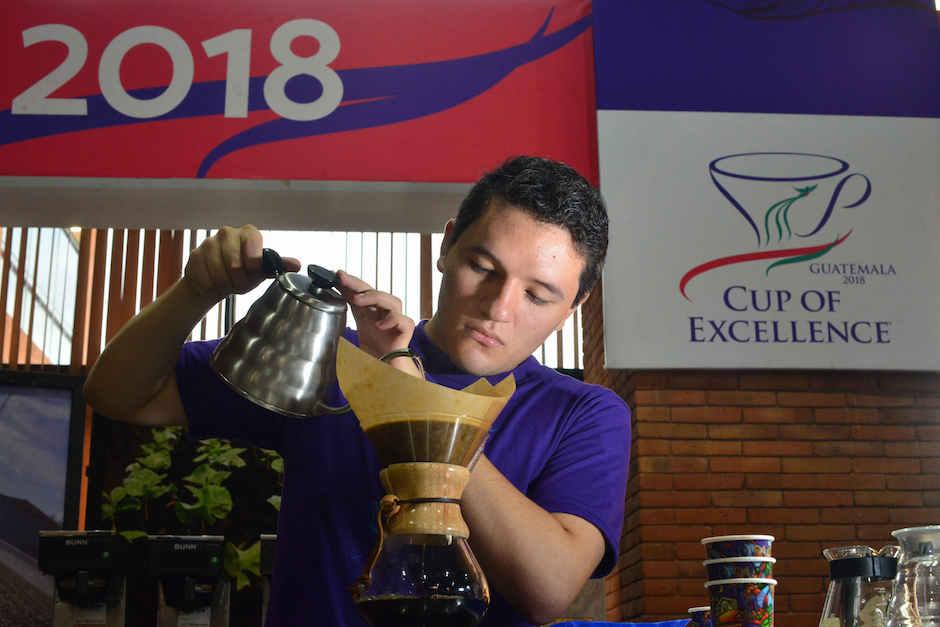 34 productores nacionales participaron este 17 de julio en la subasta electrónica "Taza de la Excelencia 2018". (Foto: Jesús Alfonso/Soy502)