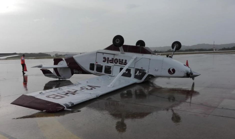 La avioneta pertenece a la aerol&iacute;nea belice&ntilde;a Tropic. (Foto: Aeron&aacute;utica)