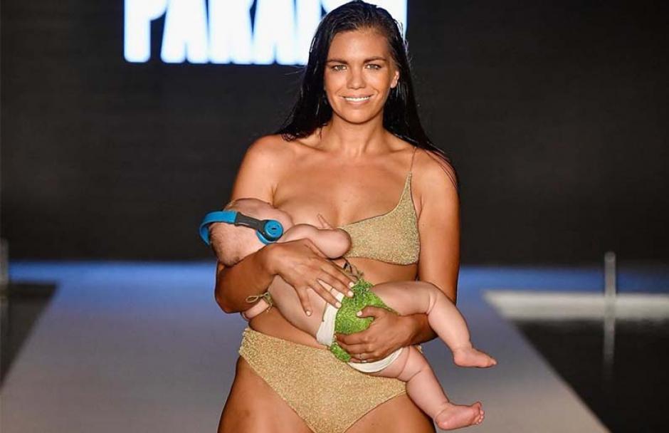 La modelo generó tendencia en redes sociales y polémica. (Foto: captura pantalla)&nbsp;