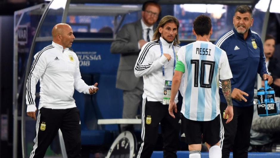 Jorge Sampaoli fracas&oacute; con Argentina y Lionel Messi en el Mundial de Rusia 2018. (Foto: RadioMitre)