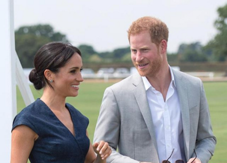Los reci&eacute;n casados no pudieron esconder sus sentimientos. (Foto: Meghan and her prince)&nbsp;