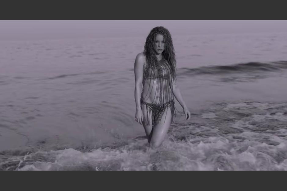 Shakira cli Clandestino. (Foto: captura)&nbsp;