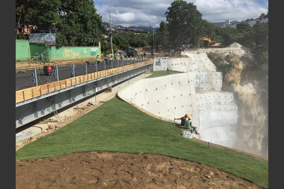 La fase de fundición del puente se iniciará este domingo. (Foto: MuniMixco)&nbsp;