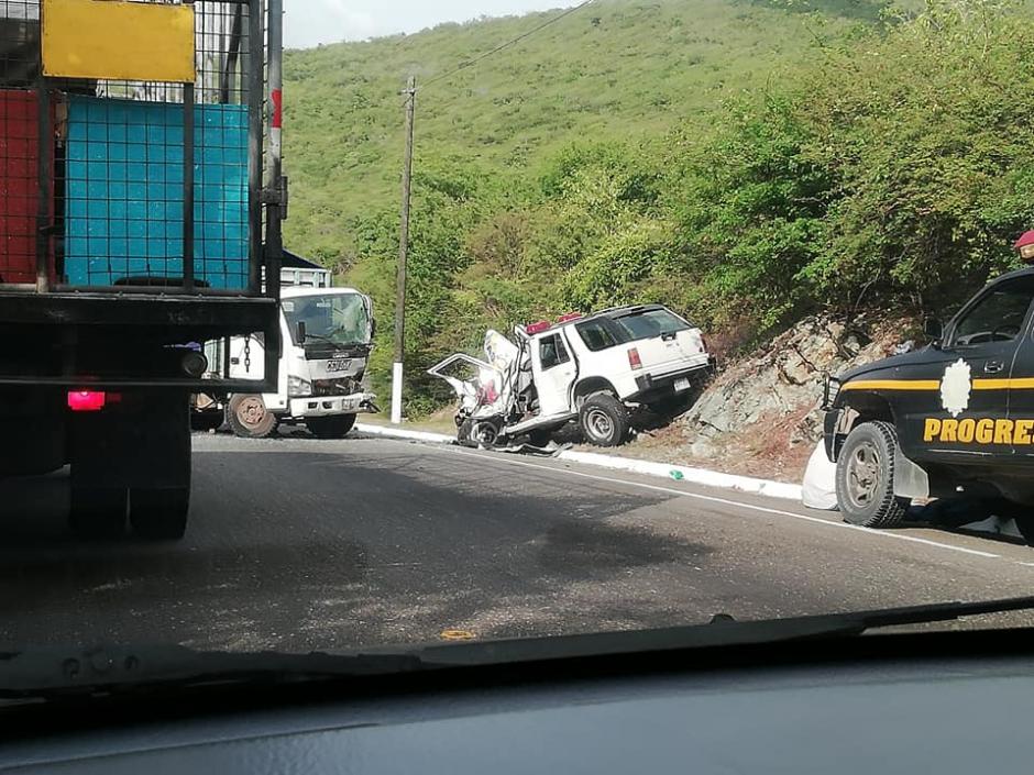 La ambulancia fue robada en Antigua Guatemala. (Foto: captura de pantalla)&nbsp;