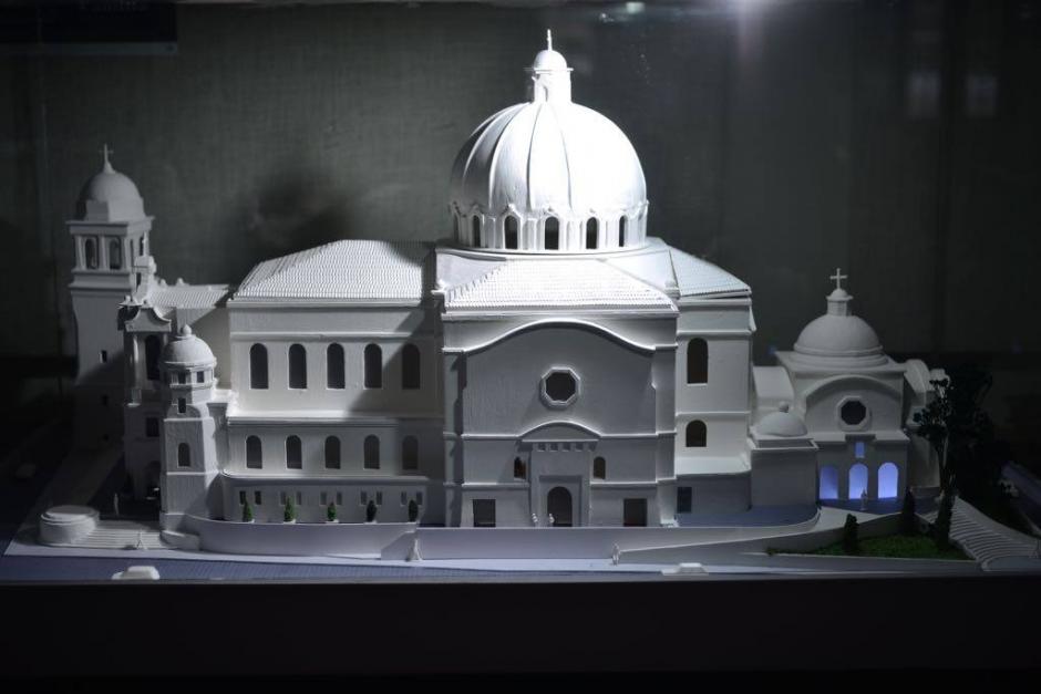 Así lucirá la iglesia a construirse en Ciudad Cayalá. (Foto: Jesús Alfonso/Soy502)&nbsp;