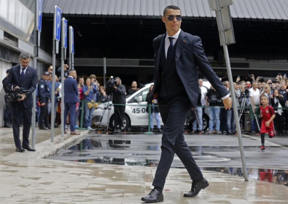 Cristiano Ronaldo y la Selección de Portugal llegan a Rusia para el Mundial. (Foto: AFP)
