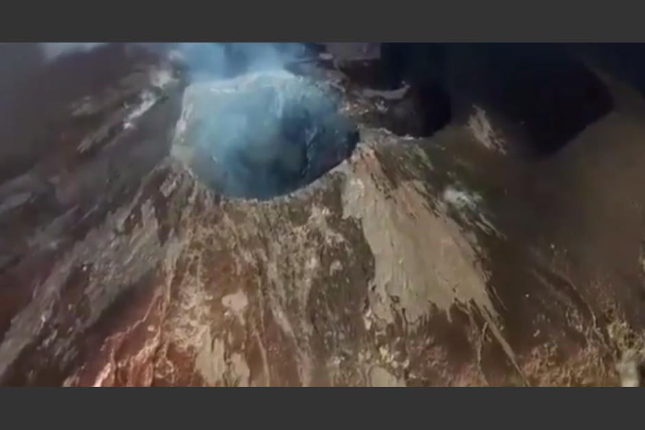 Las imágenes muestran de cerca el cono volcánico. (Foto: Instagram)