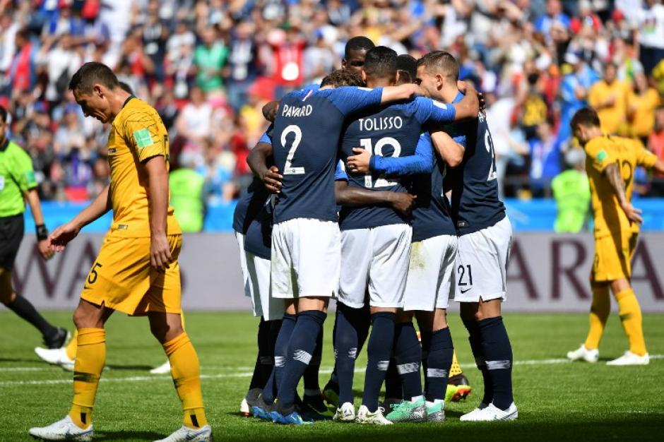 Francia sumó sus primeros tres puntos en Rusia 2018 al vencer a Australia. (Foto: AFP)