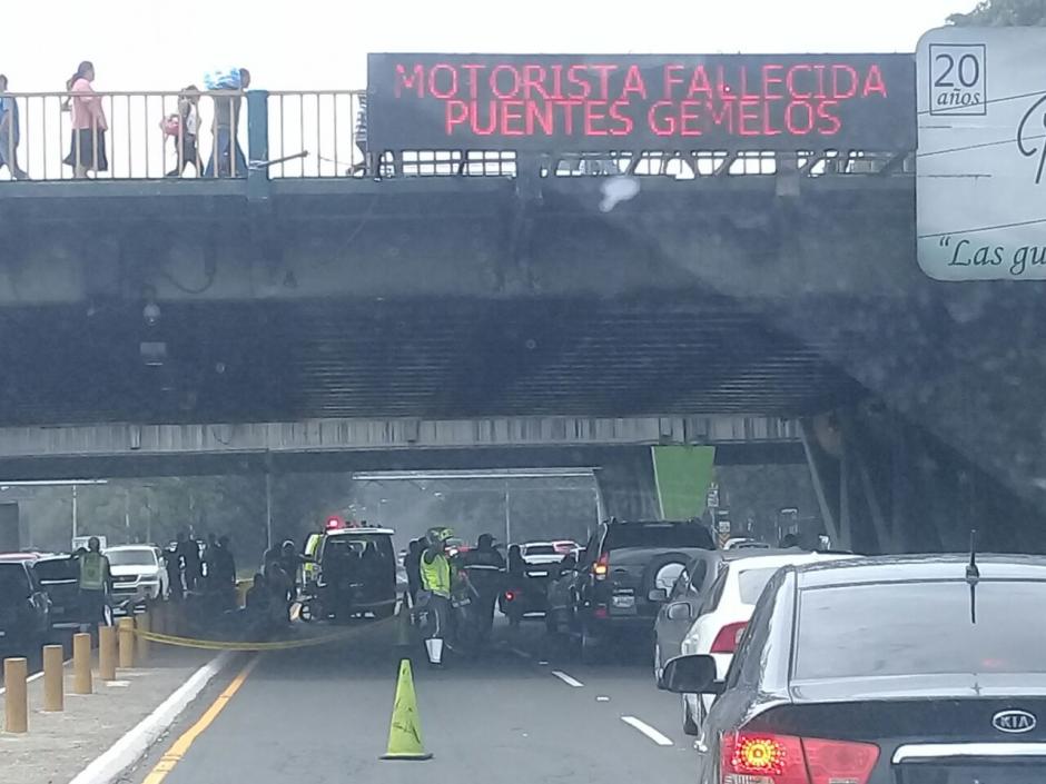 La mujer perdi&oacute; la vida luego de sobrevivir a un primer impacto. (Foto: Amilcar Montejo/Instagram)&nbsp;