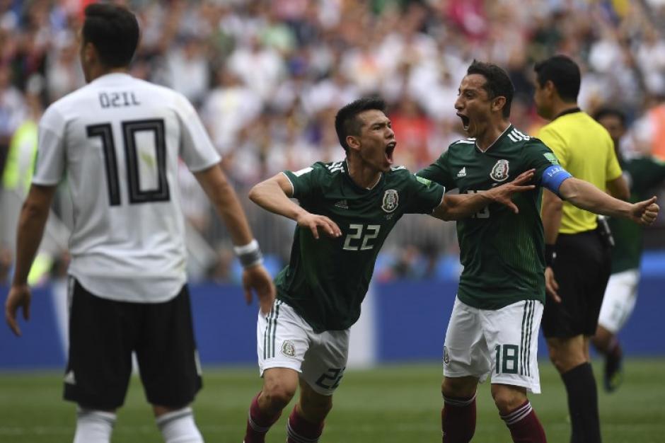 Irving "el Chucky" Lozano le dio el triunfo a México sobre Alemania. (Foto: AFP)