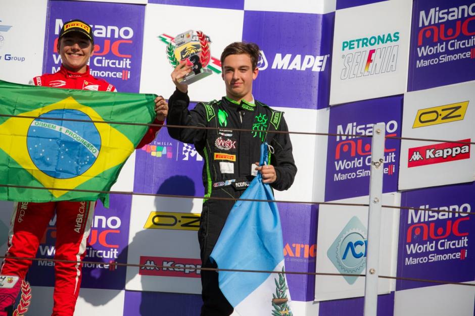 El piloto guatemalteco, Ian Rodr&iacute;guez mantuvo la tercera posici&oacute;n. (Foto: Ian Rodr&iacute;guez)