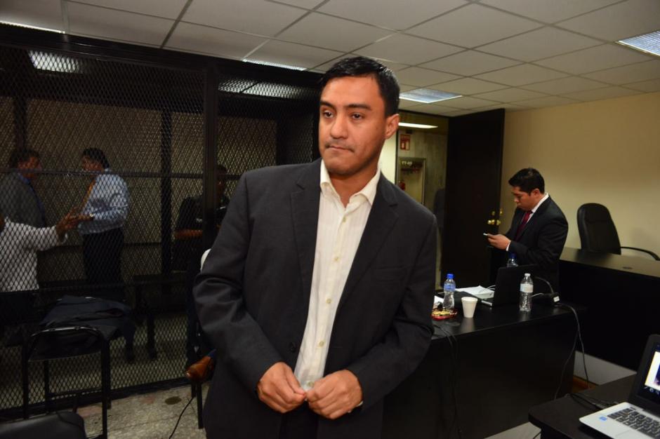 Otto Molina Stalling, hijo de la magistrada suspendida está acusado en el caso IGSS-Pisa. (Foto: Jesús Alfonso/Soy502)