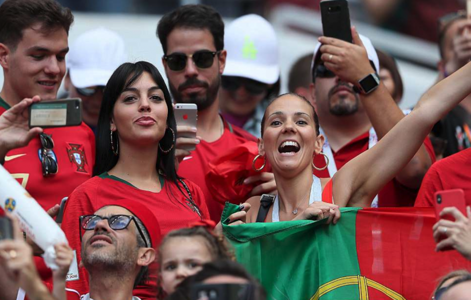 La pareja de Cristiano Ronaldo estuvo en el estadio para apoyar a Portugal. (Foto: Best Image)