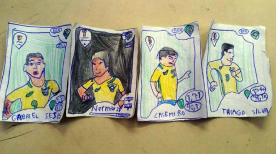 Los cracks brasileños no podían faltar en este álbum único. (Foto: Oglobo)