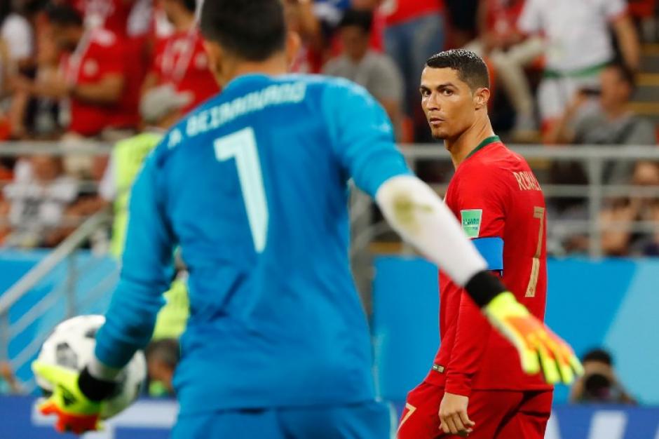 CR7 falló un penalti para Portugal. (Foto: AFP)