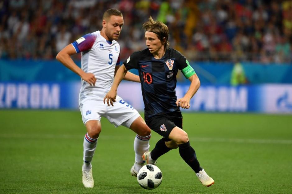 Luka Modric guió a Croacia a ganar el grupo. (Foto: AFP)