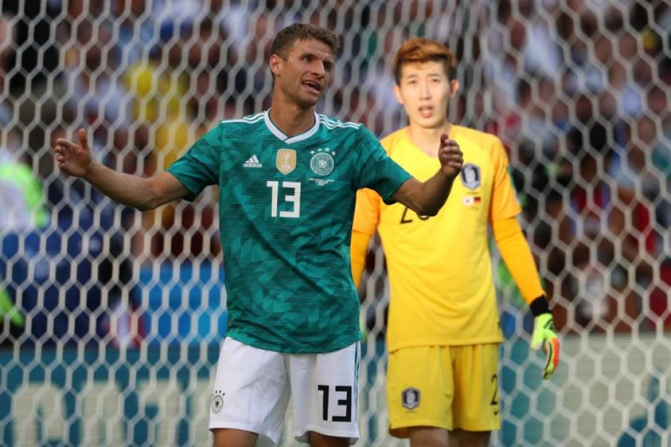 Thomas Müller no pudo hacer nada para evitar la derrota de Alemania. (Foto: AFP)