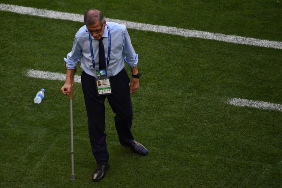 El maestro Tabárez lidera un exitoso grupo uruguayo. (Foto: AFP)&nbsp;