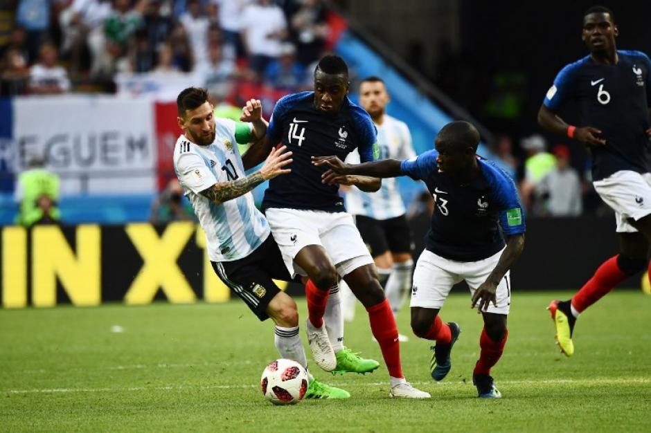 Lionel Messi fue bien marcado por los franceses. (Foto: AFP)