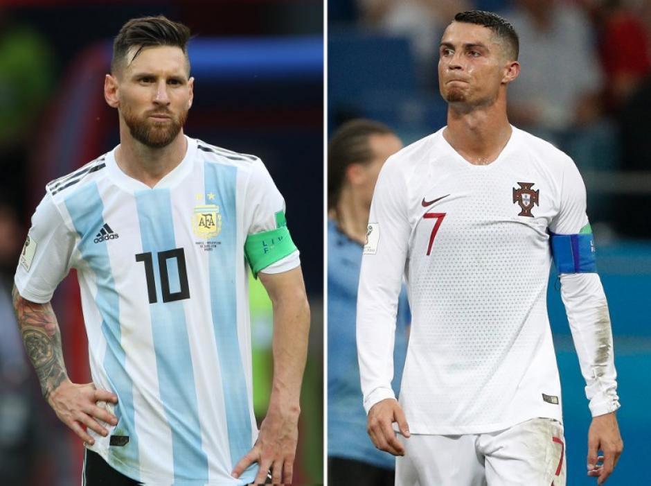 Cristiano Ronaldo y Messi se van el mismo día del Mundial. (Foto: AFP)&nbsp;