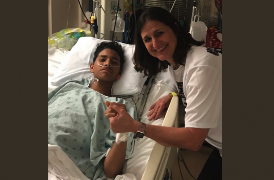 El joven recibió una sorpresa del equipo español. (Foto: captura de video)&nbsp;
