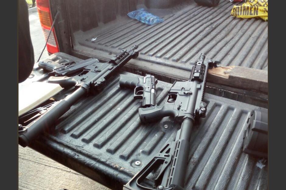 El armamento no tiene licencia respectiva. (Foto: PNC)