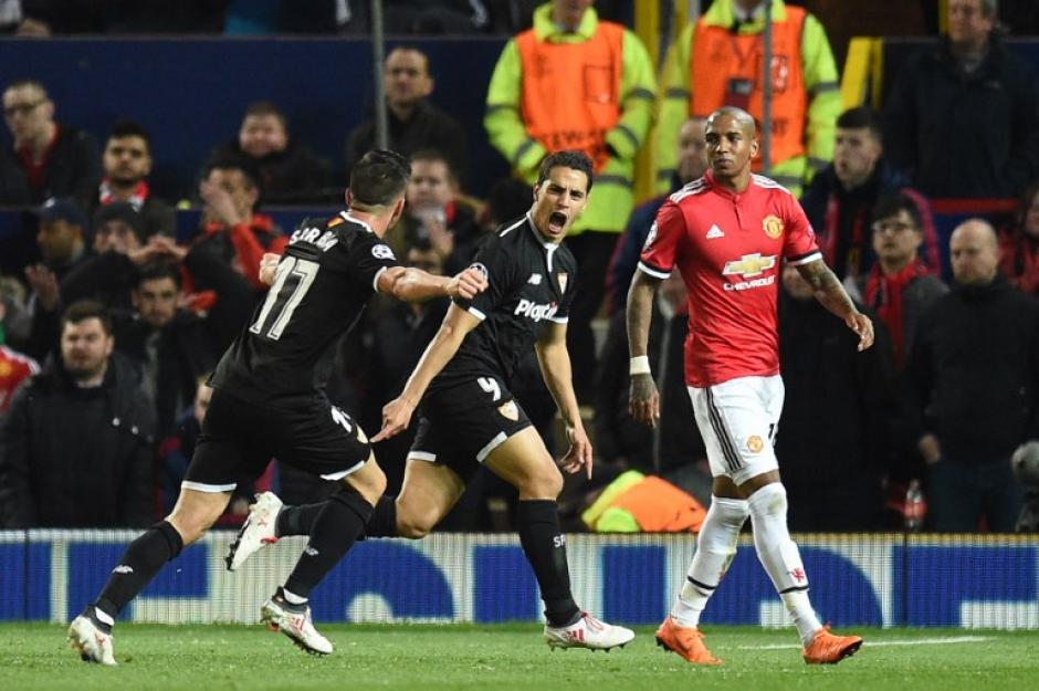 El Sevilla dio la campanada al dejar al Manchester United fuera de la competencia. (Foto: AFP)