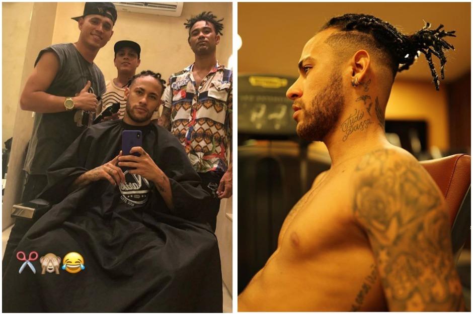 El brasile&ntilde;o sorprendi&oacute; a sus seguidores con este peculiar peinado. (Foto: Instagram Neymar)