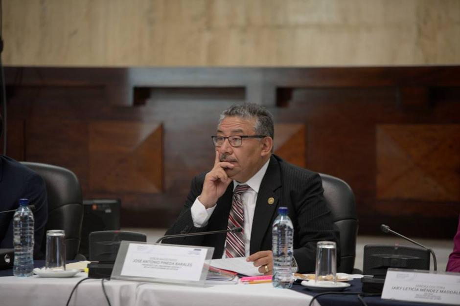 El presidente de la Corte Suprema de Justicia, José Antonio Pineda Barales, se refirió al juez Adrián Rodríguez. (Foto: archivo/Soy502)