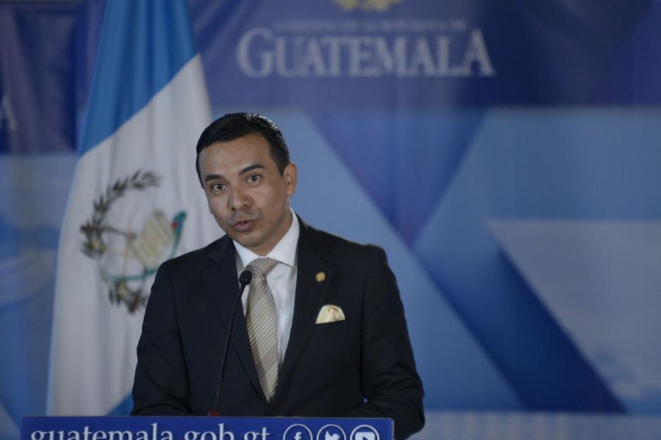 El viceministro Pablo Garc&iacute;a particip&oacute; en la conferencia de prensa posterior al Gabinete de Ministros. (Foto: Wilder L&oacute;pez/Soy502)