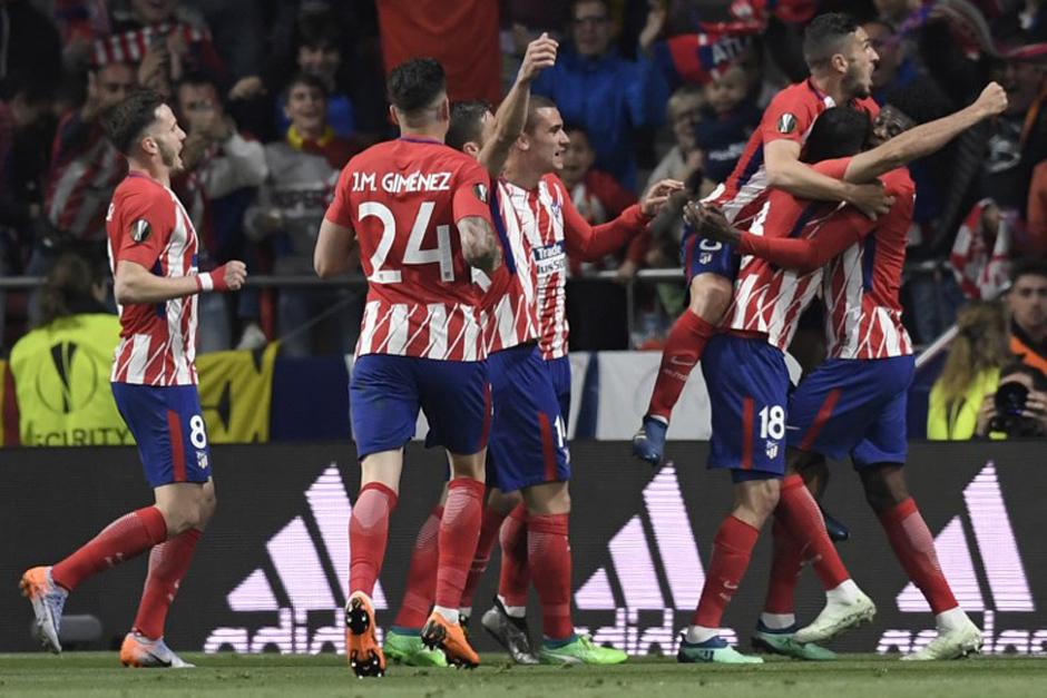 El Atl&eacute;tico de Madrid avanz&oacute; a la final de la Europa League. (Foto: AFP)