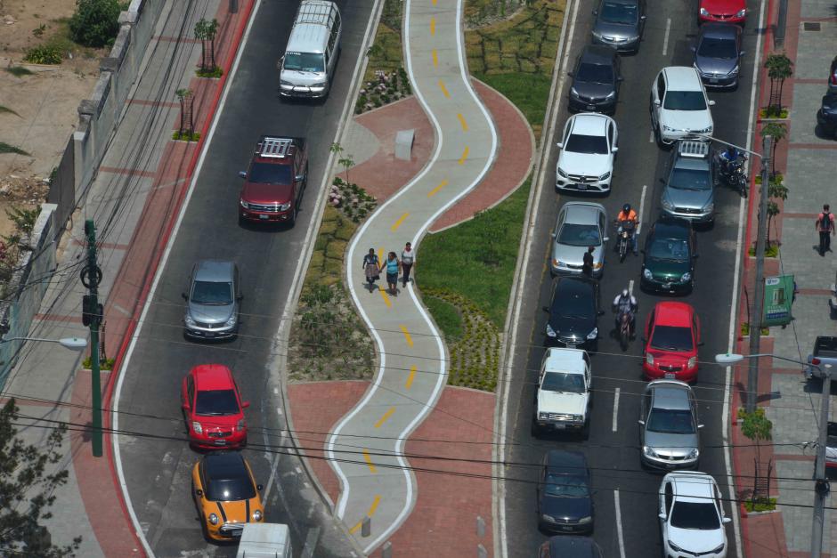 El nuevo sitio invita a las personas a caminar por la zona. (Foto: Jesús Alfonso/Soy502)