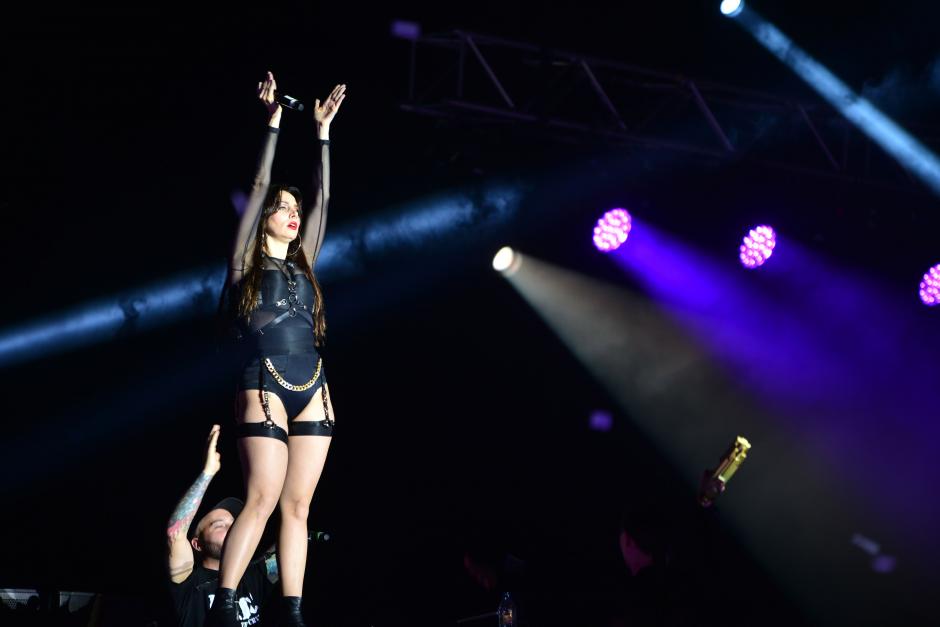 Mala Rodr&iacute;guez inyect&oacute; su rap a los guatemaltecos. (Foto: Jes&uacute;s Alfonso/Soy502)