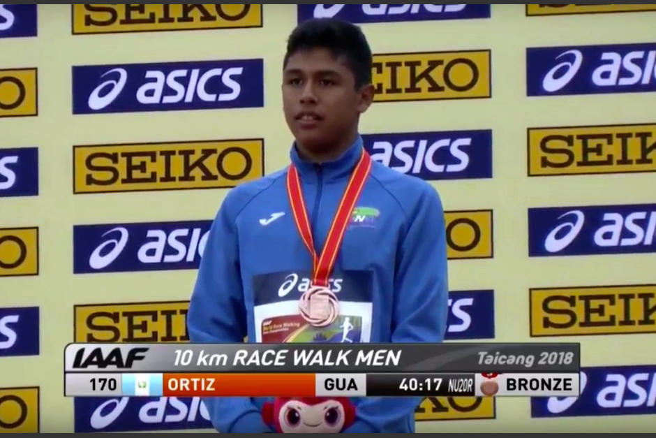 José Eduardo Ortiz ganó el bronce en el Mundial de Marcha. (Foto: COG)