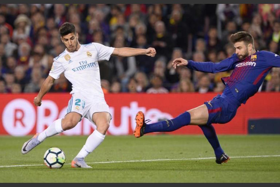 El Clásico del fútbol español concluyó empatado. (Foto: AFP)