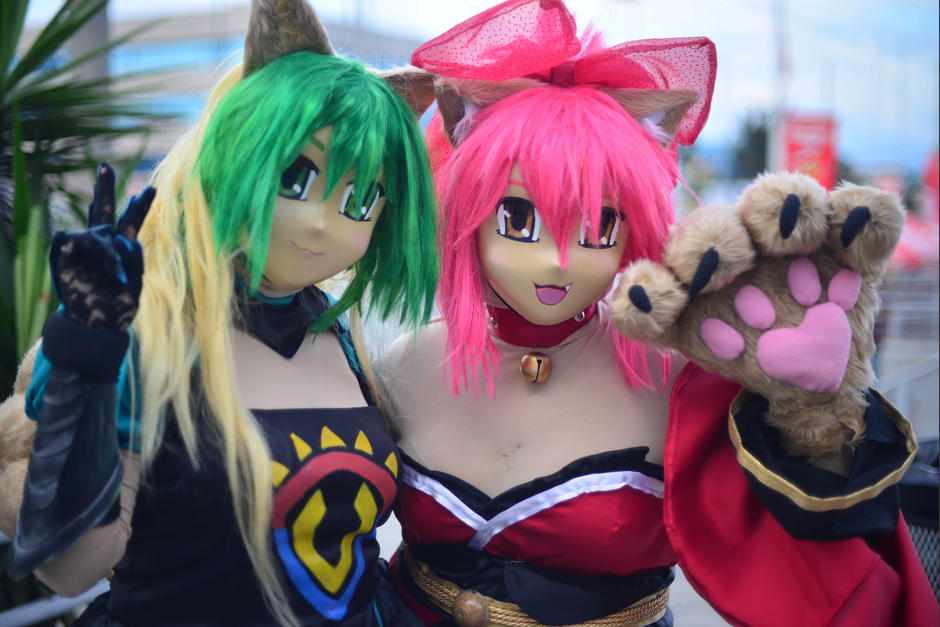 Andrea y Gabriela Leal personificaron a Atalanta y Tamamo(Foto: Jes&uacute;s Alfonso/Soy502)