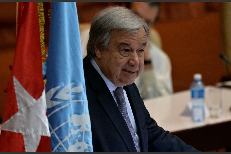 António Guterres expresó que confía en que los países continúen financiando a la CICIG. (Foto: AFP)
