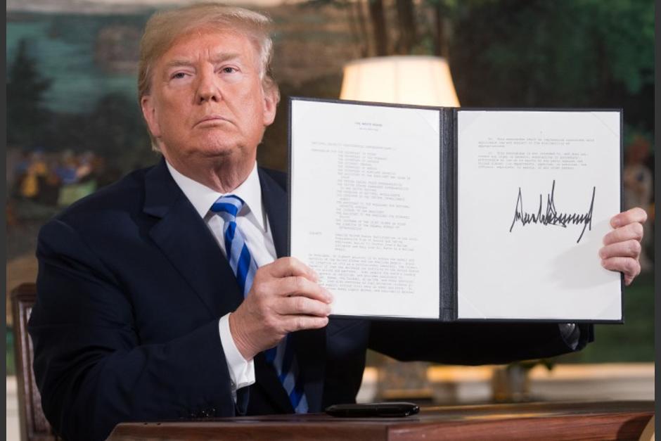El presidente de Estados Unidos, Donald Trump, oficializ&oacute; la decisi&oacute;n. (Foto: AFP)&nbsp;